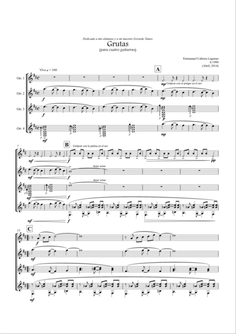Grutas Chamber Music scores gallery preview page 4