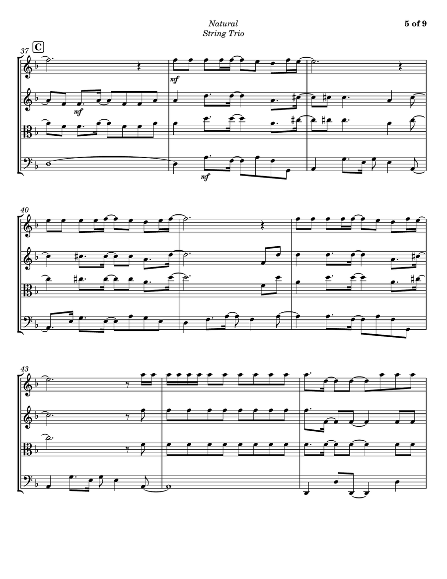 Natural String Trio scores gallery preview page 5