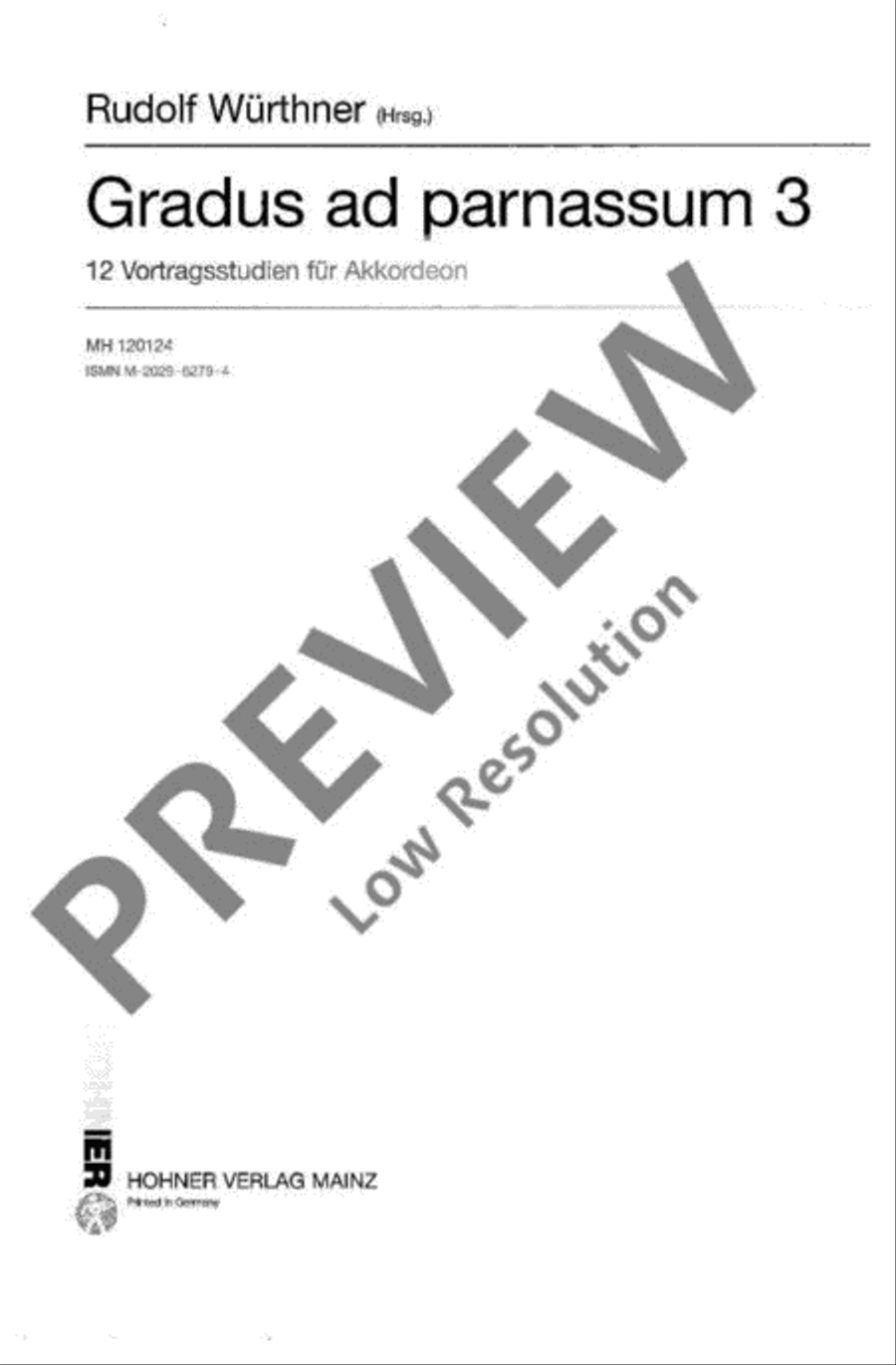 Gradus ad Parnassum Accordion scores gallery preview page 2