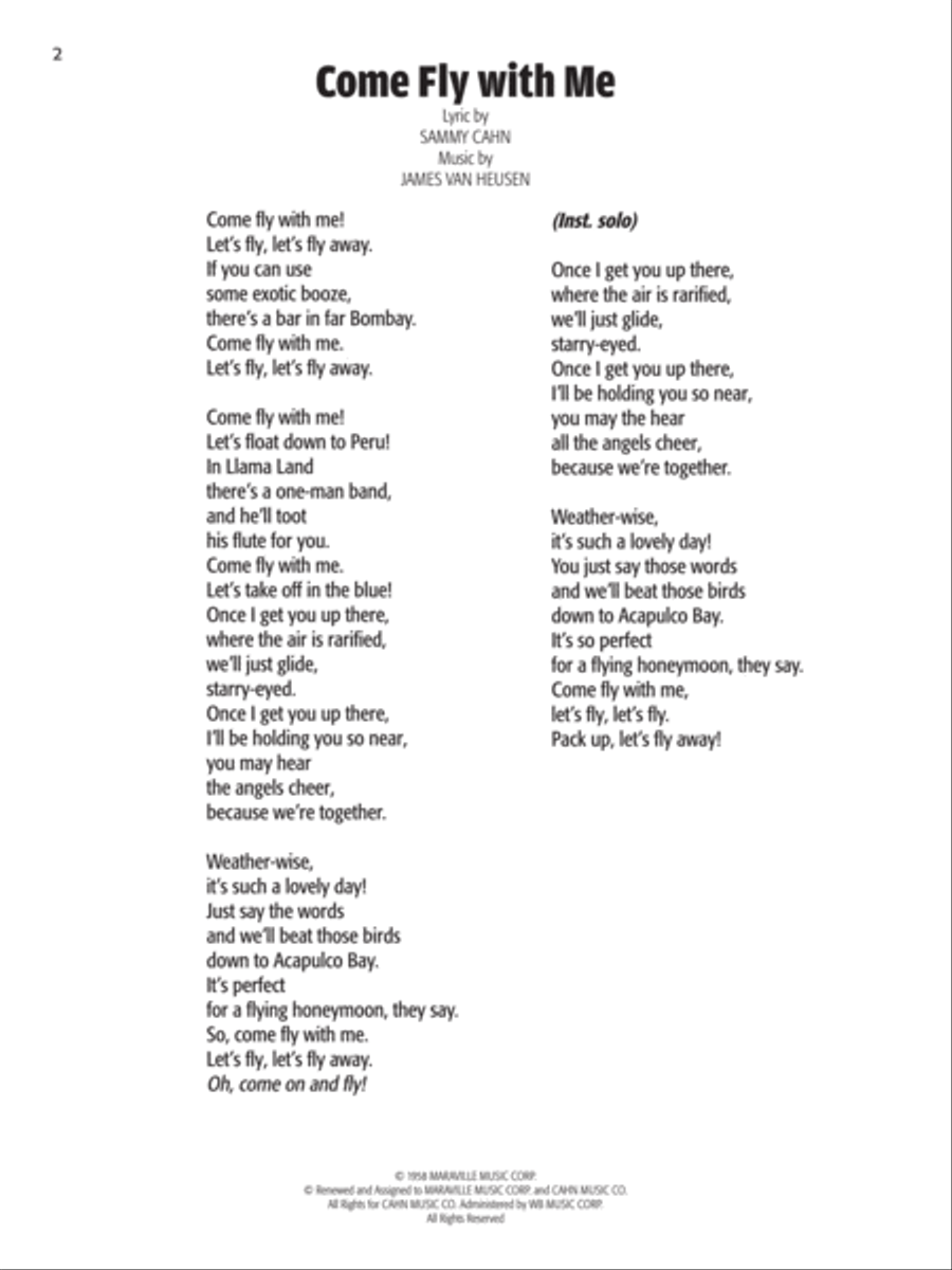 Ultimate Vocal Sing-Along: Lounge (Male Voice) Piano, Vocal, Guitar scores gallery preview page 3