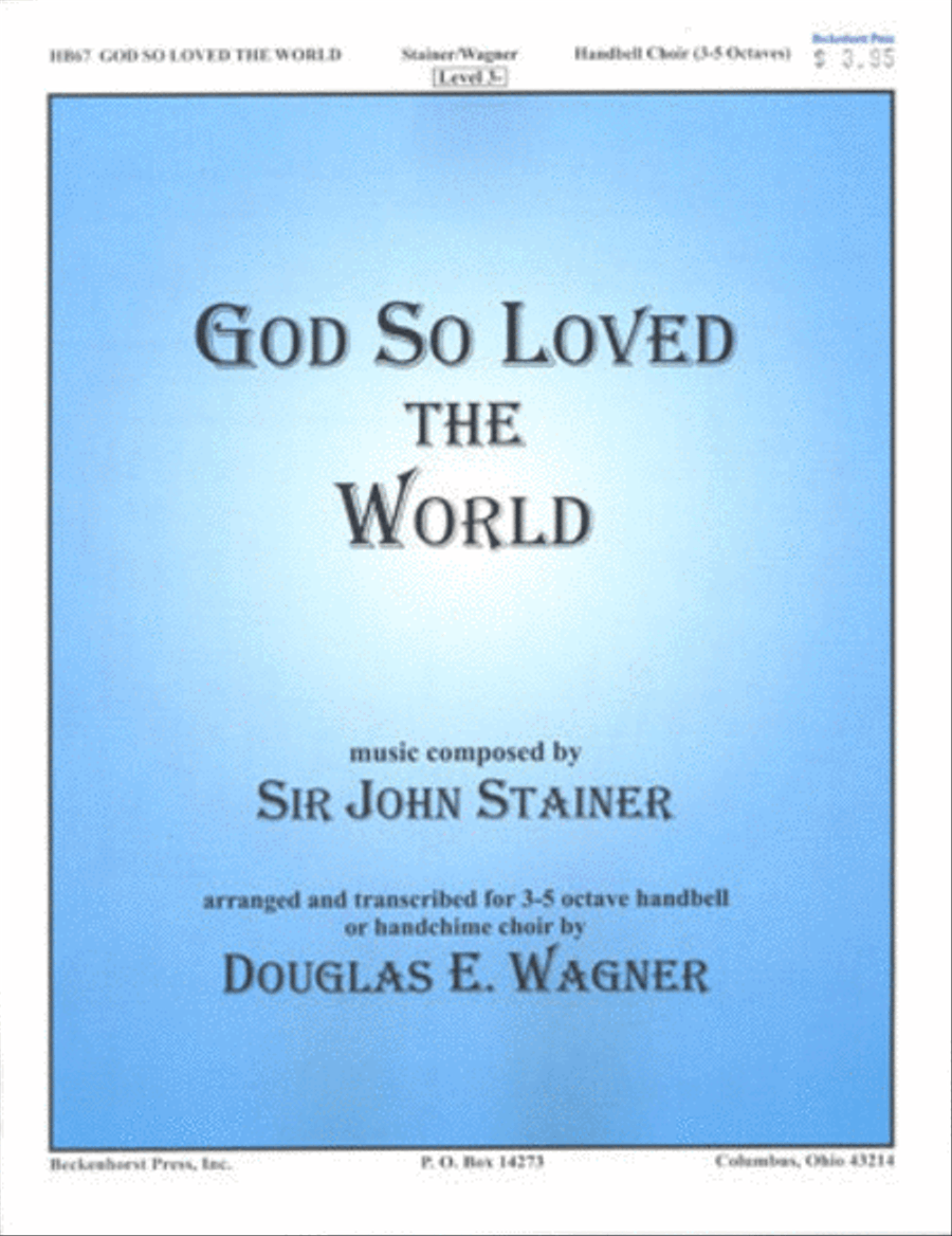 God So Loved the World - Wagner 5-Octaves scores gallery preview page 1