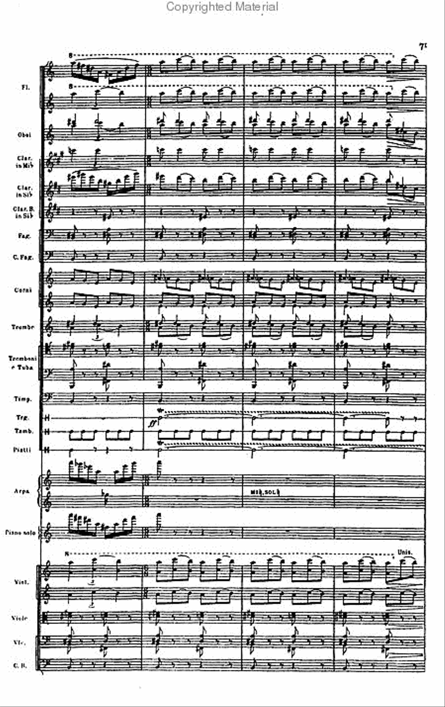 Concerto pour le main gauche (Conerto for the Left Hand) Score scores gallery preview page 5