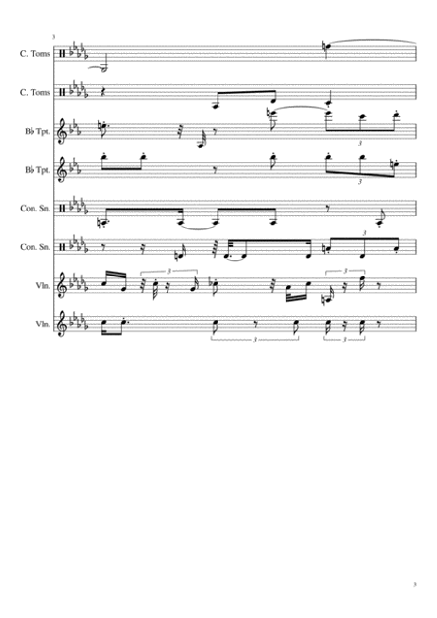 Clum Clum Small Ensemble scores gallery preview page 3