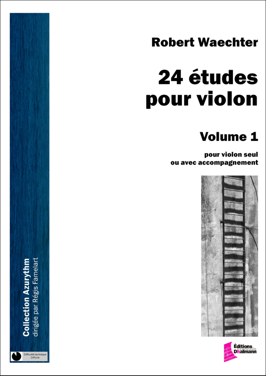 24 études pour violon. Volume 1. Etudes 1 à 12. Collection / Songbook scores gallery preview page 1