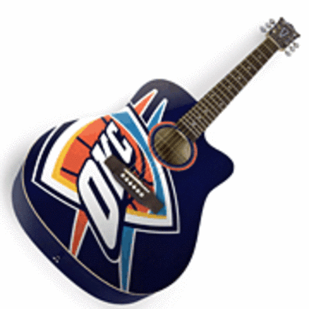 Oklahoma City Thunder Acoustic Guitar