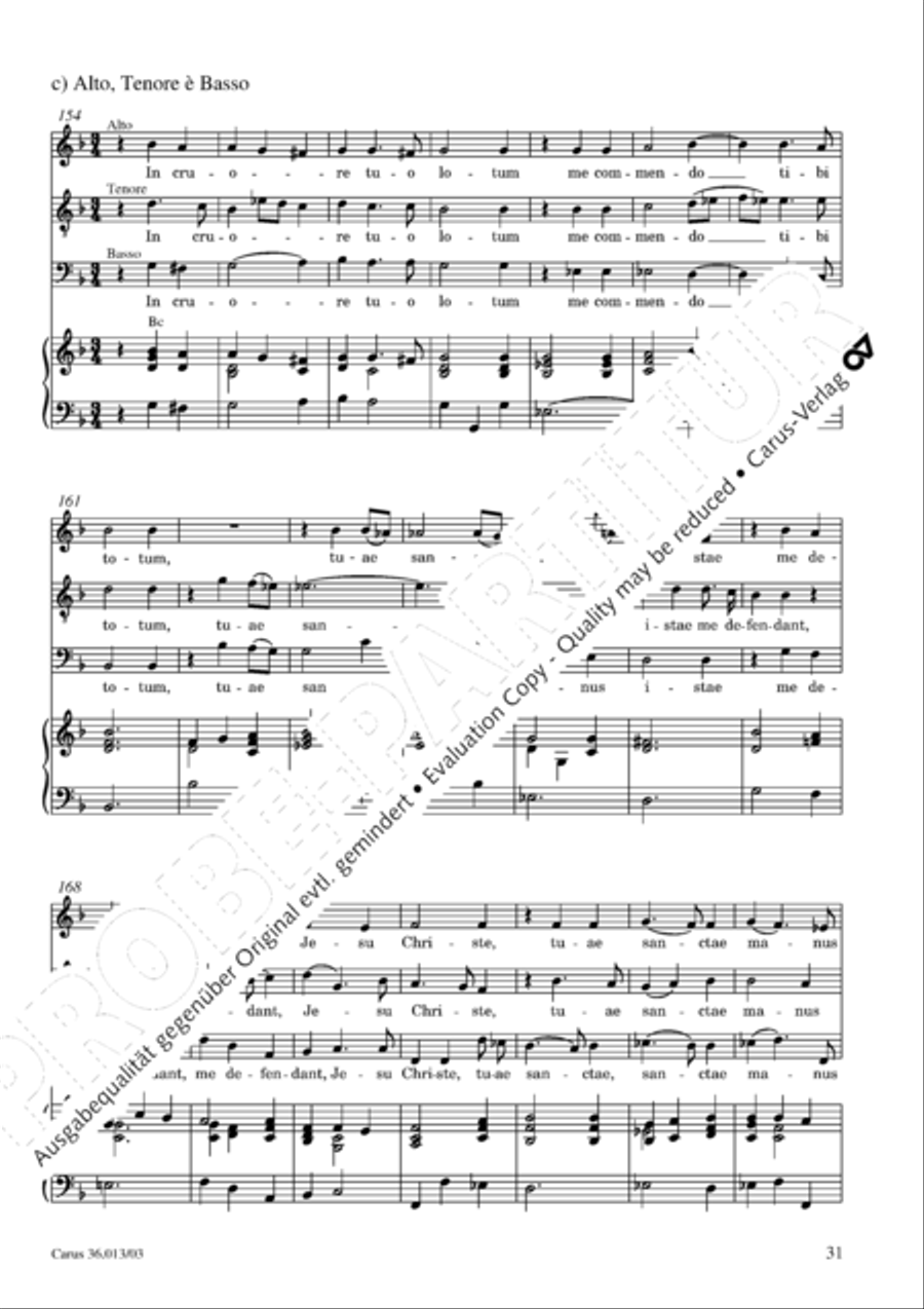 Membra Jesu nostri SSATB scores gallery preview page 32