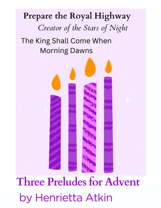 Book cover for Three Preludes for Advent