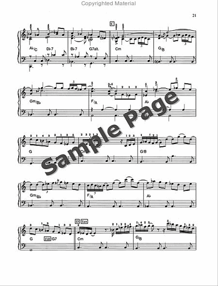 Keyboard On Stage Piano/cassette Piano scores gallery preview page 22