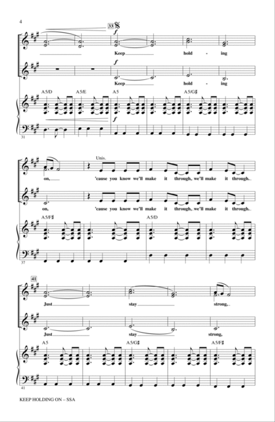 Keep Holding On Keep Holding On SSA scores gallery preview page 3