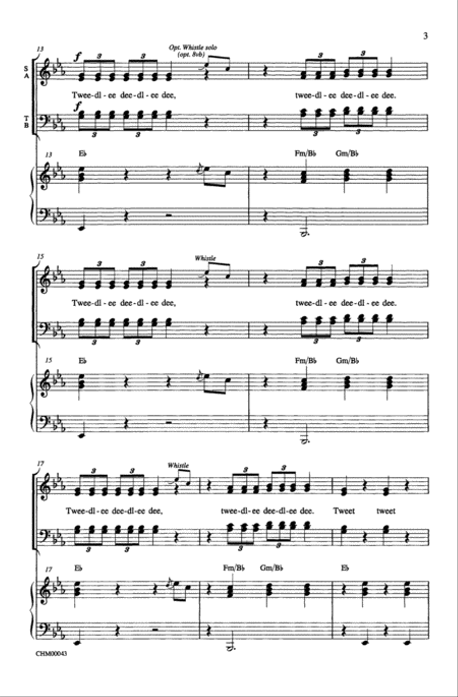 Rockin' Robin 4-Part scores gallery preview page 3