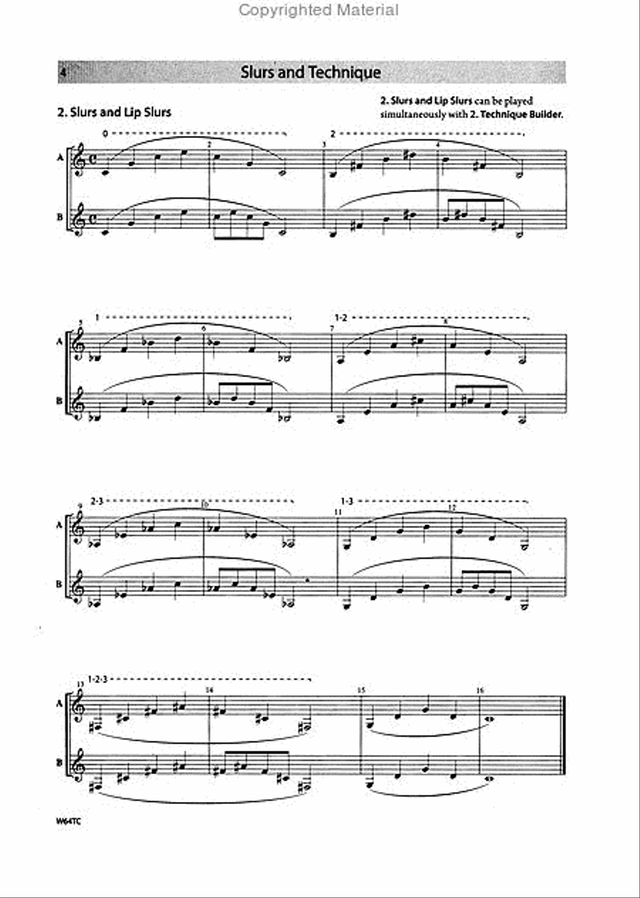 Tradition of Excellence: Technique and Musicianship - Baritone/Euphonium T.C. Concert Band Methods scores gallery preview page 2