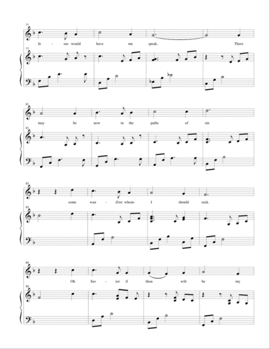 I'll Go Where You Want Me to Go Voice scores gallery preview page 6