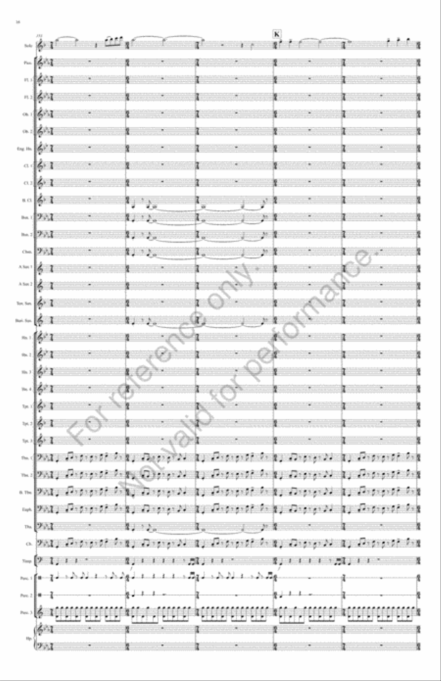Shenandoah Fantasy Concert Band scores gallery preview page 17