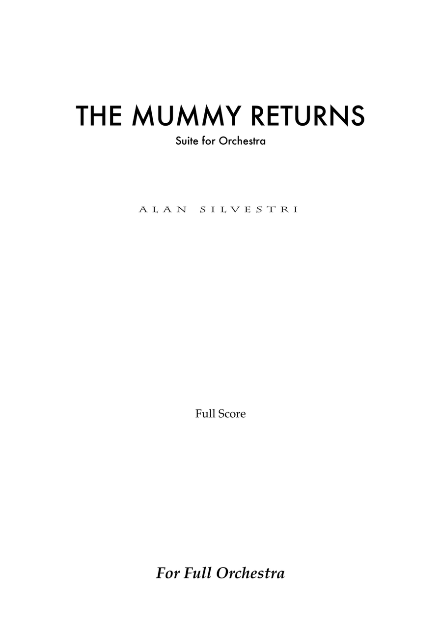 The Mummy Returns Full Orchestra scores gallery preview page 2