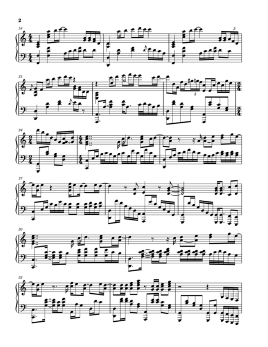 Wind Of Change Wind Of Change Piano Solo scores gallery preview page 2