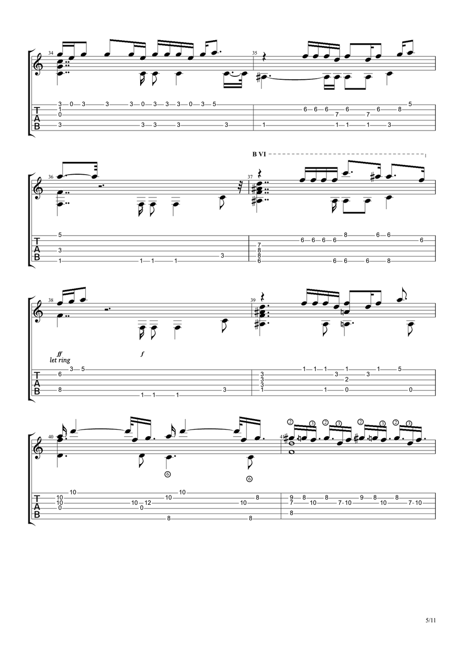 What It Takes Acoustic Guitar scores gallery preview page 6