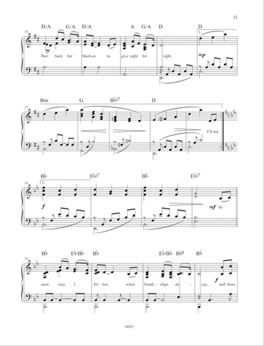 The Last Rose Of Summer Piano Solo scores gallery preview page 2