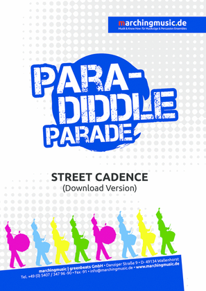 Book cover for PARADIDDLE PARADE Street Cadence