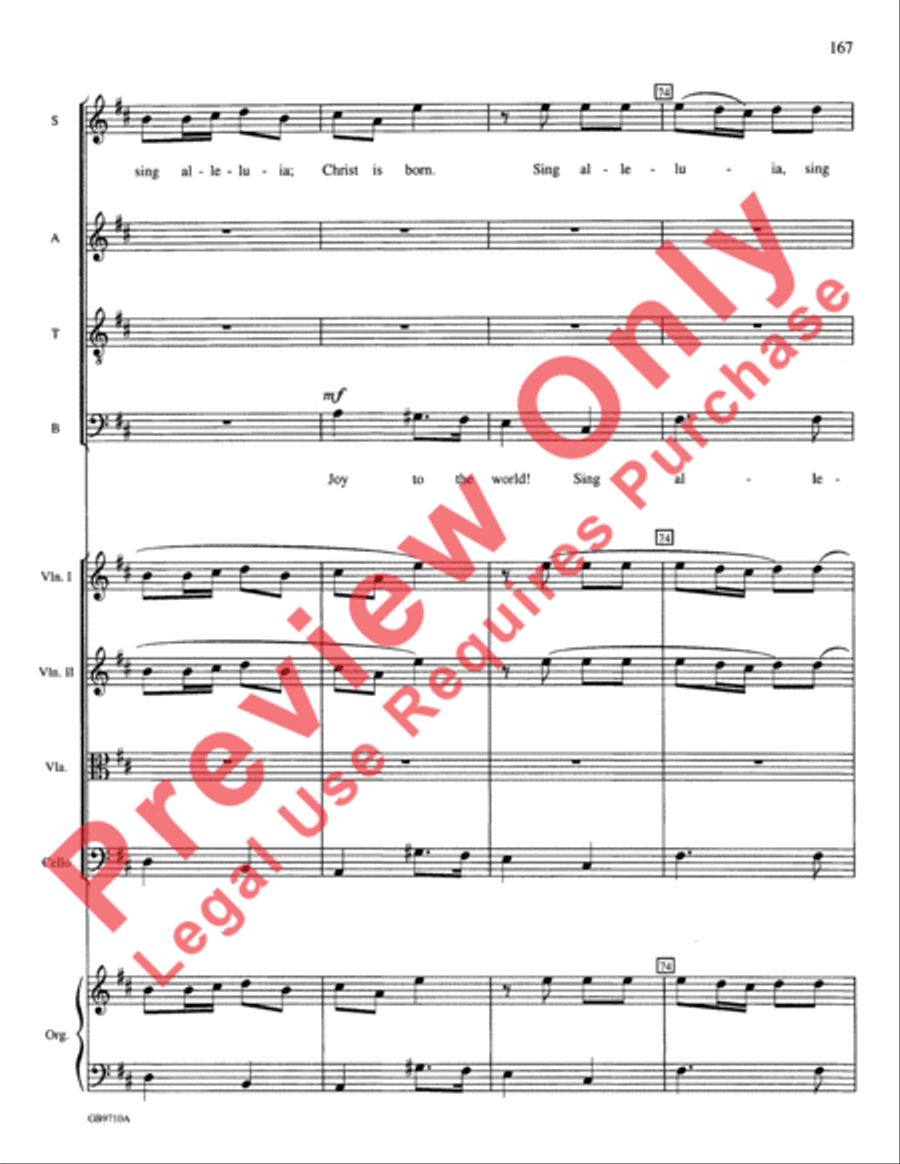 A Festival of Lessons and Carols Choir scores gallery preview page 168