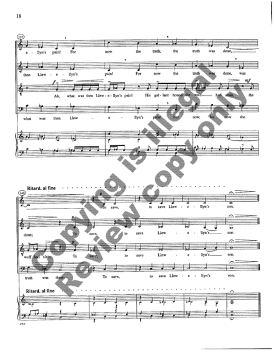 Beth Gelert 4-Part scores gallery preview page 39