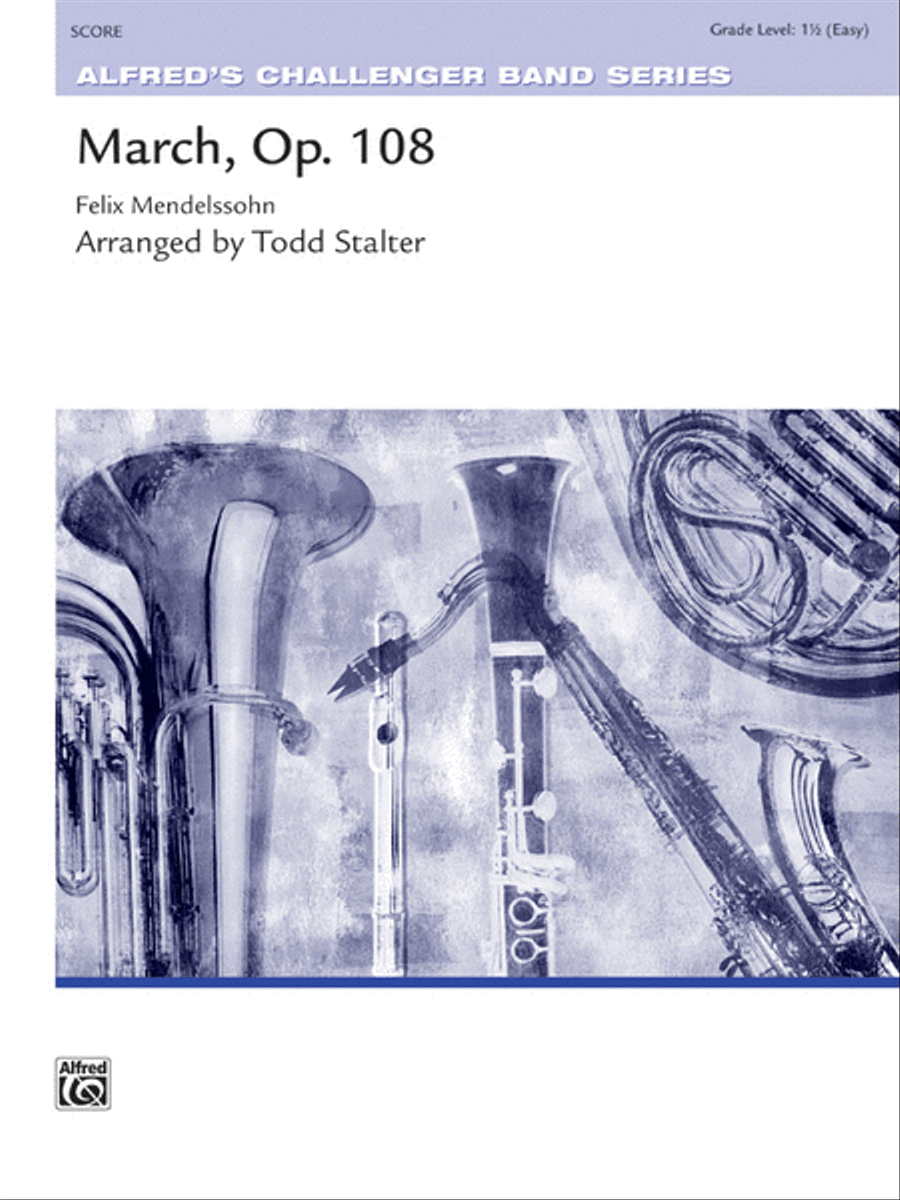 March, Opus 108 Concert Band scores gallery preview page 1