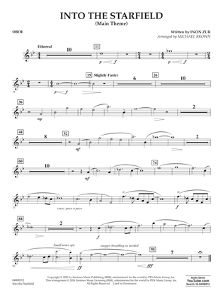 Into The Starfield (arr. Michael Brown) - Oboe