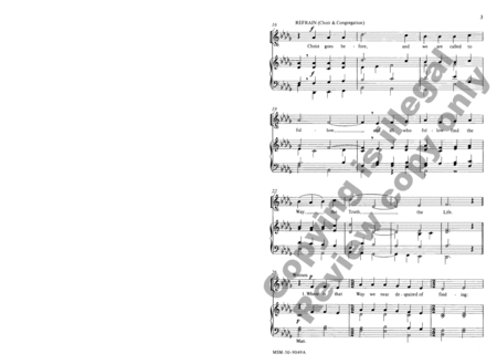 Christ Goes Before (Choral Score)