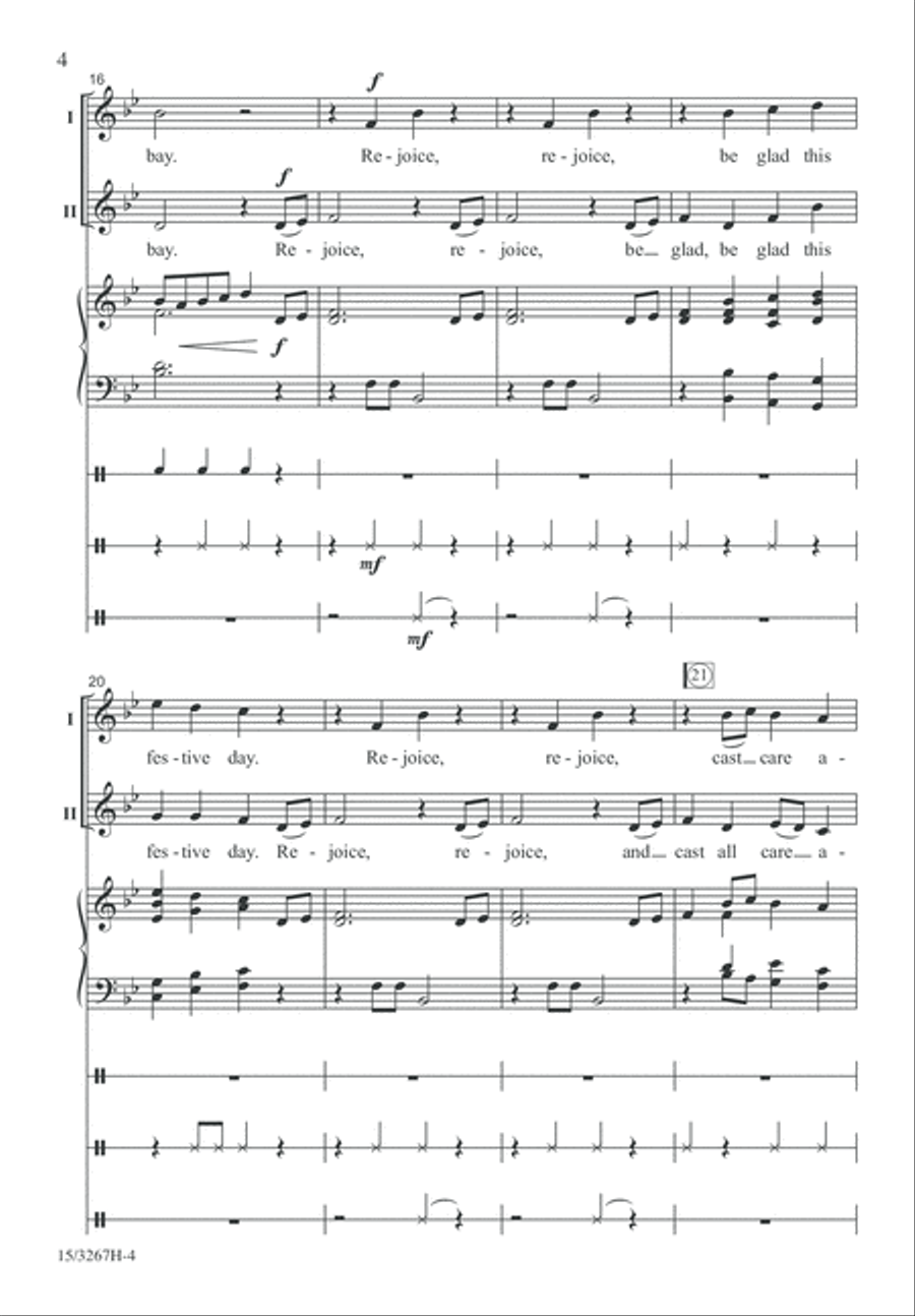 Be Glad This Festive Day Be Glad This Festive Day 2-Part scores gallery preview page 4