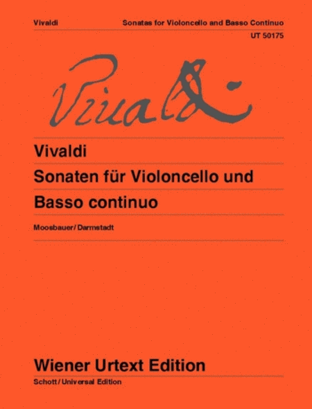 Antonio Vivaldi : Complete Sonatas for Cello and Basso Continuo