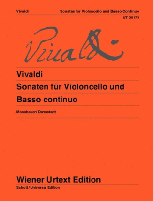 Book cover for Complete Sonatas for Cello and Basso Continuo