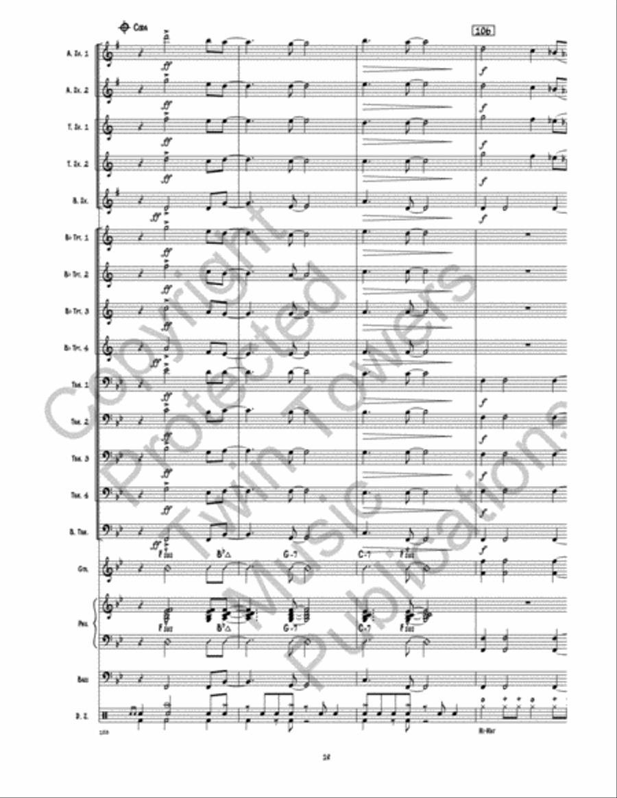 Model Train Model Train Jazz Ensemble scores gallery preview page 19
