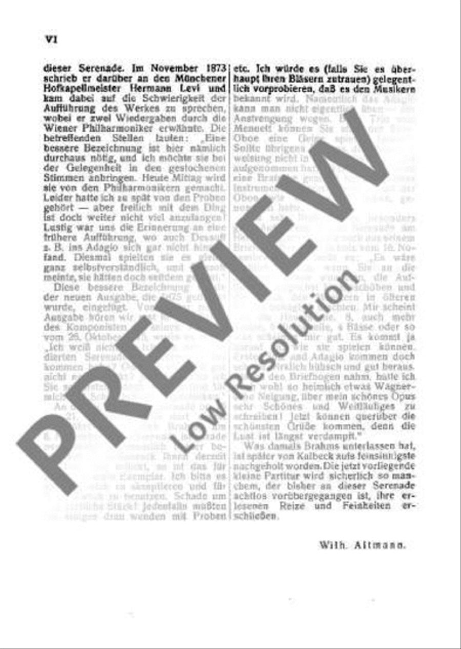Serenade for Orchestra A major Orchestra scores gallery preview page 9