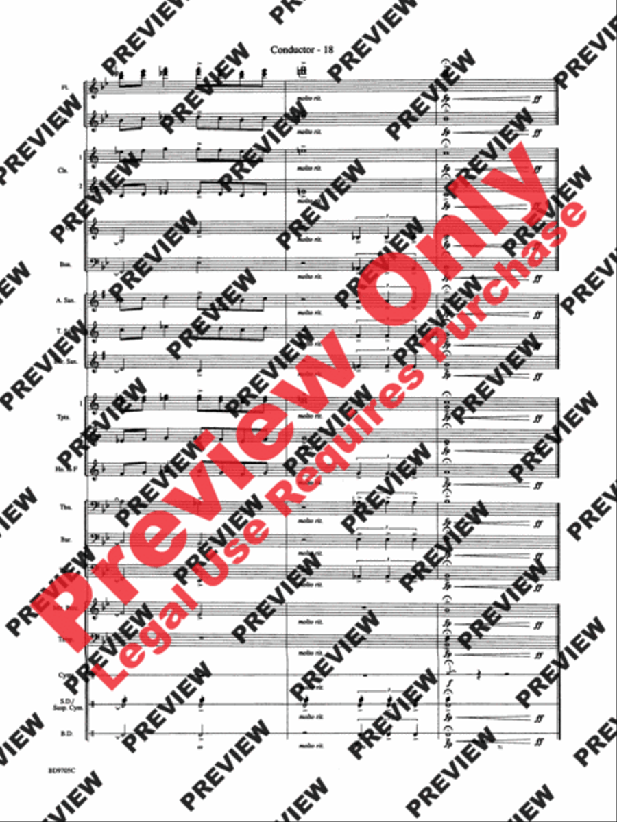 High Sierras High Sierras Concert Band scores gallery preview page 20