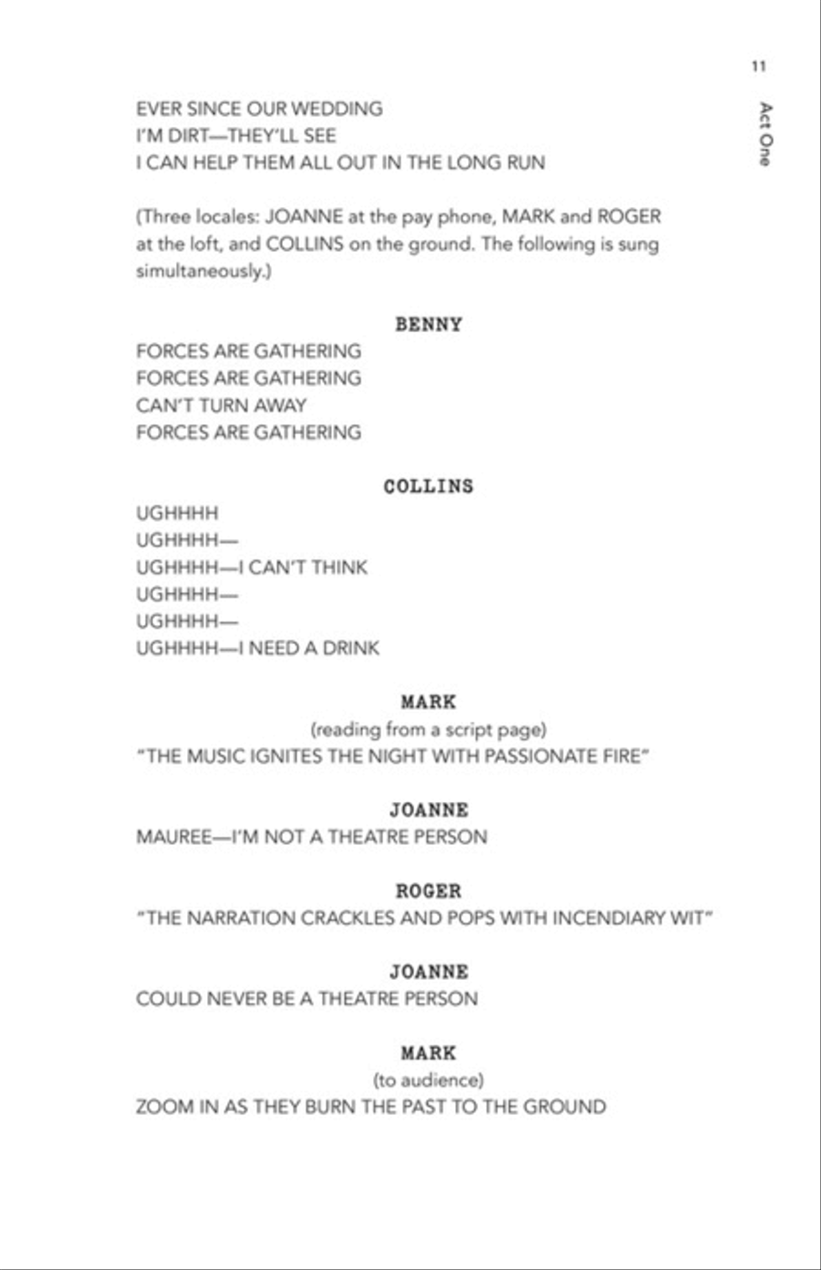 Rent - Rehearsal Tracks CD CD scores gallery preview page 4