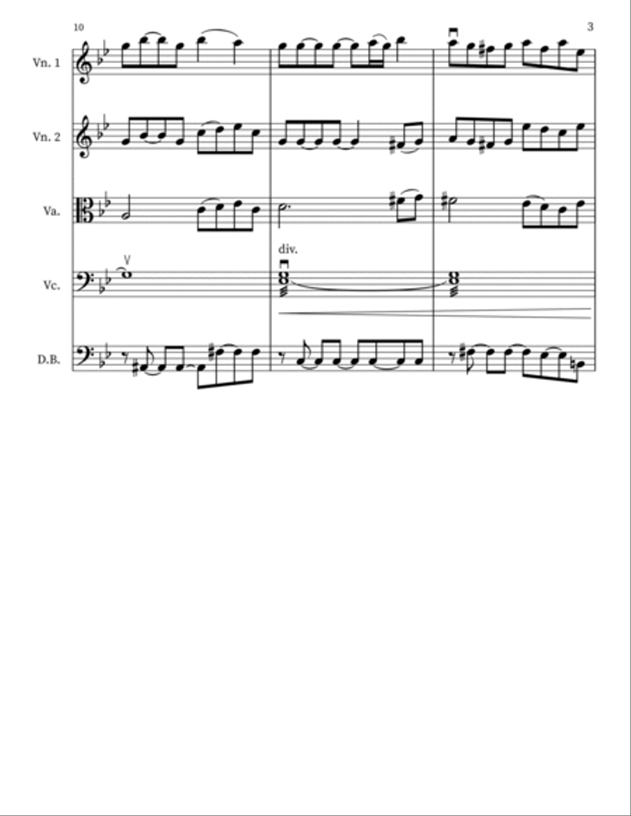 Chaos and Calamity Chaos and Calamity Cello scores gallery preview page 3