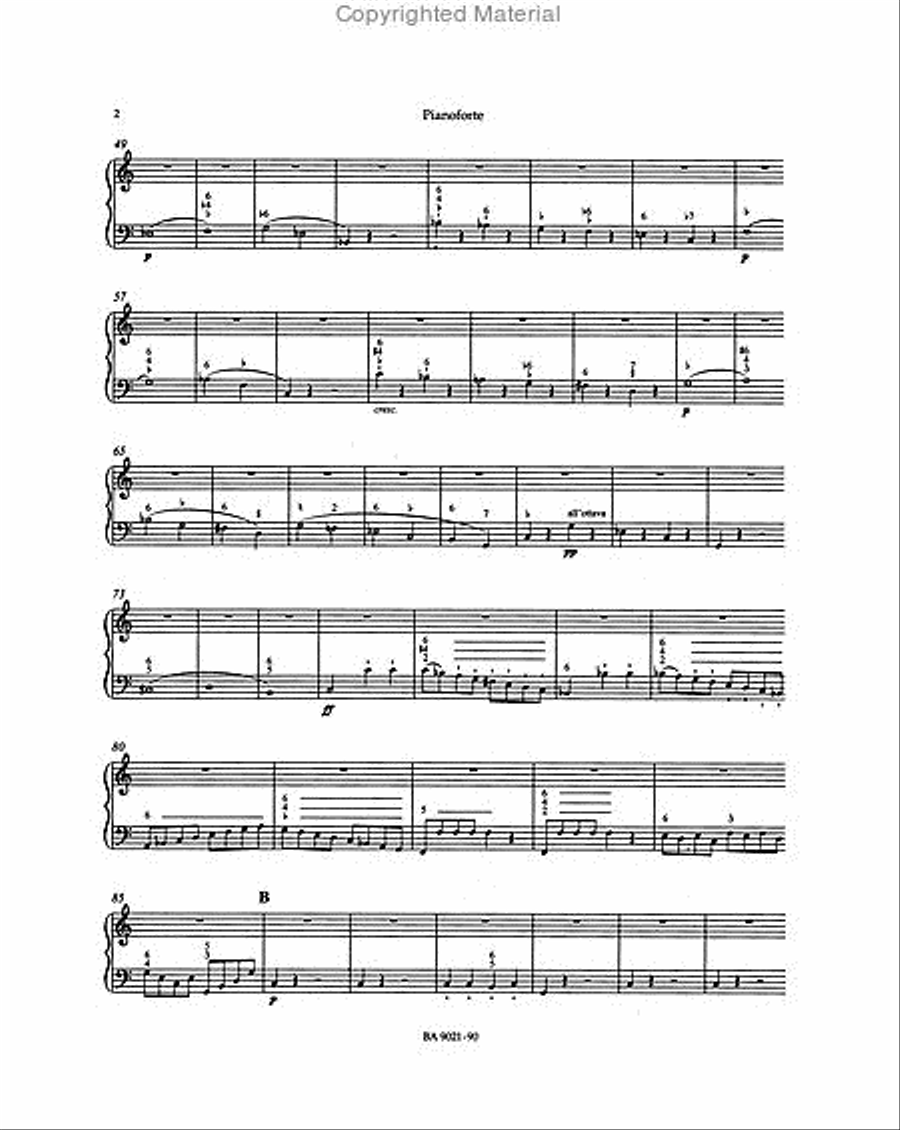 Concerto for Pianoforte and Orchestra Nr. 1 C major op. 15 Piano Solo scores gallery preview page 3