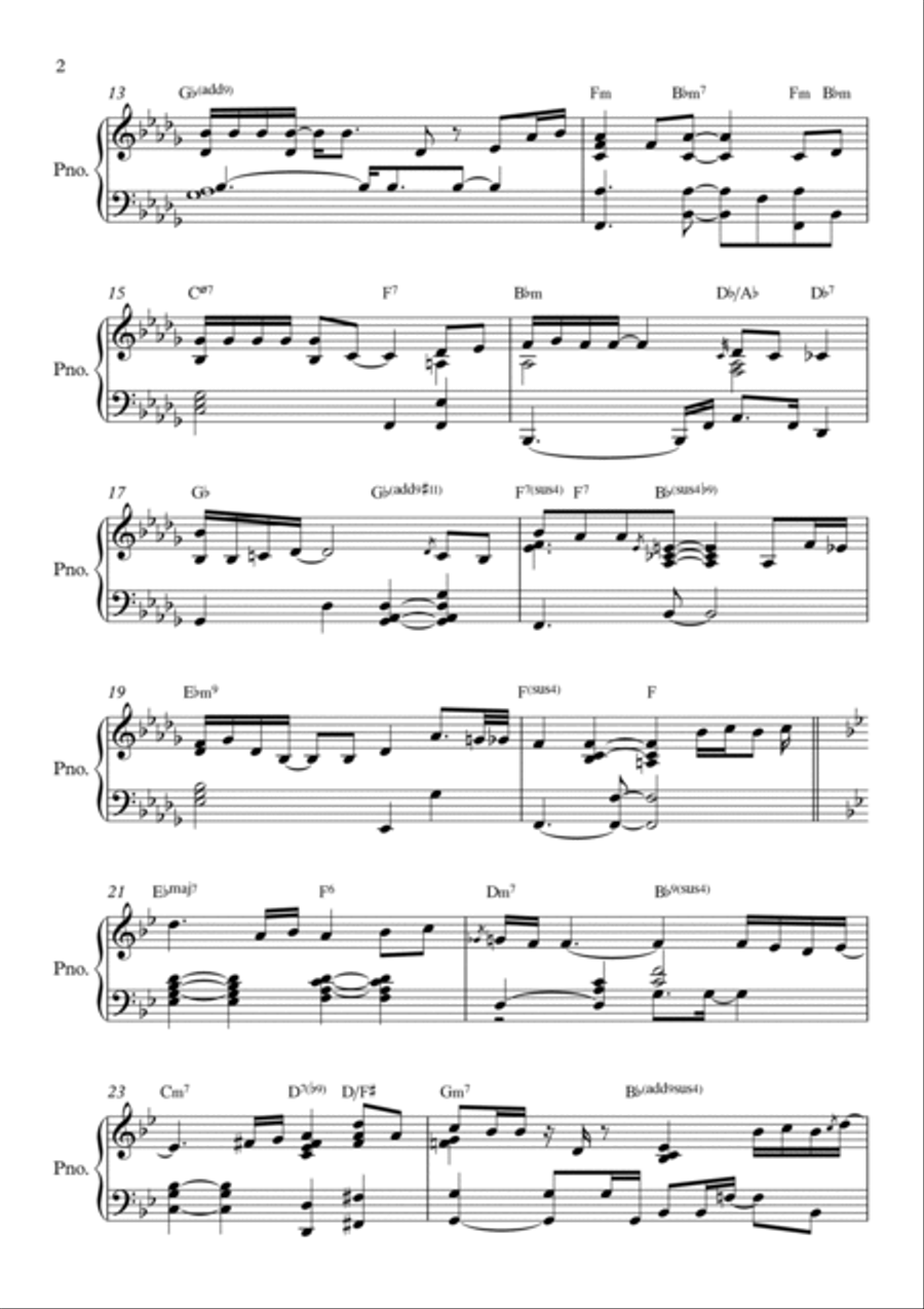 馬鹿みたい(Baka mitai) - piano solo Sheet music for Piano (Solo)