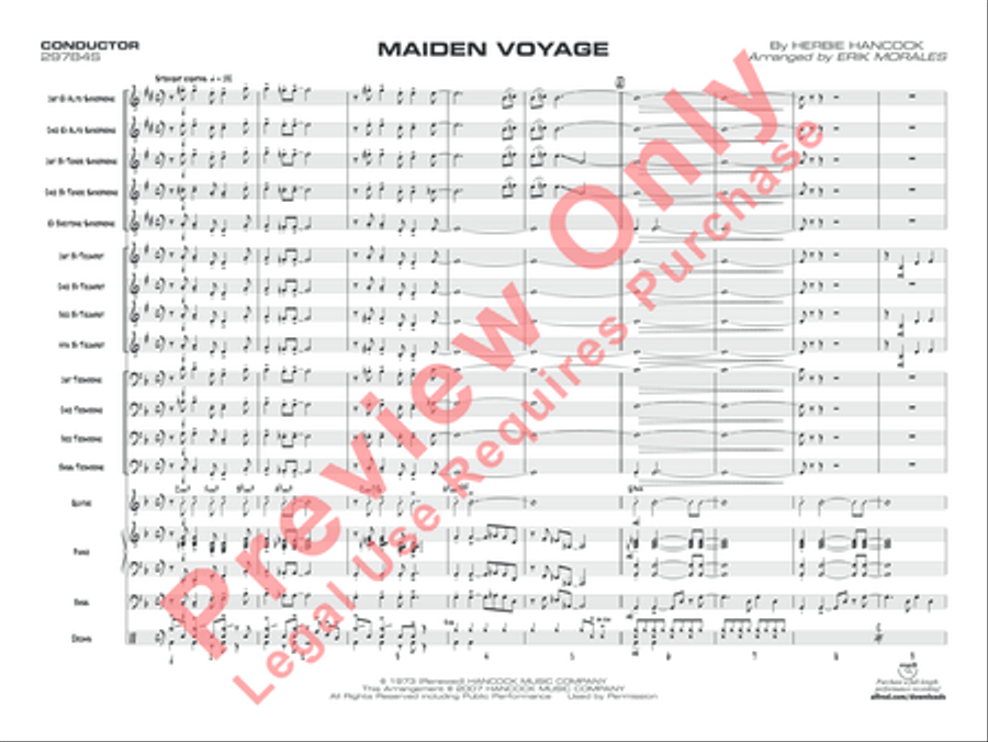 Maiden Voyage Jazz Ensemble scores gallery preview page 4