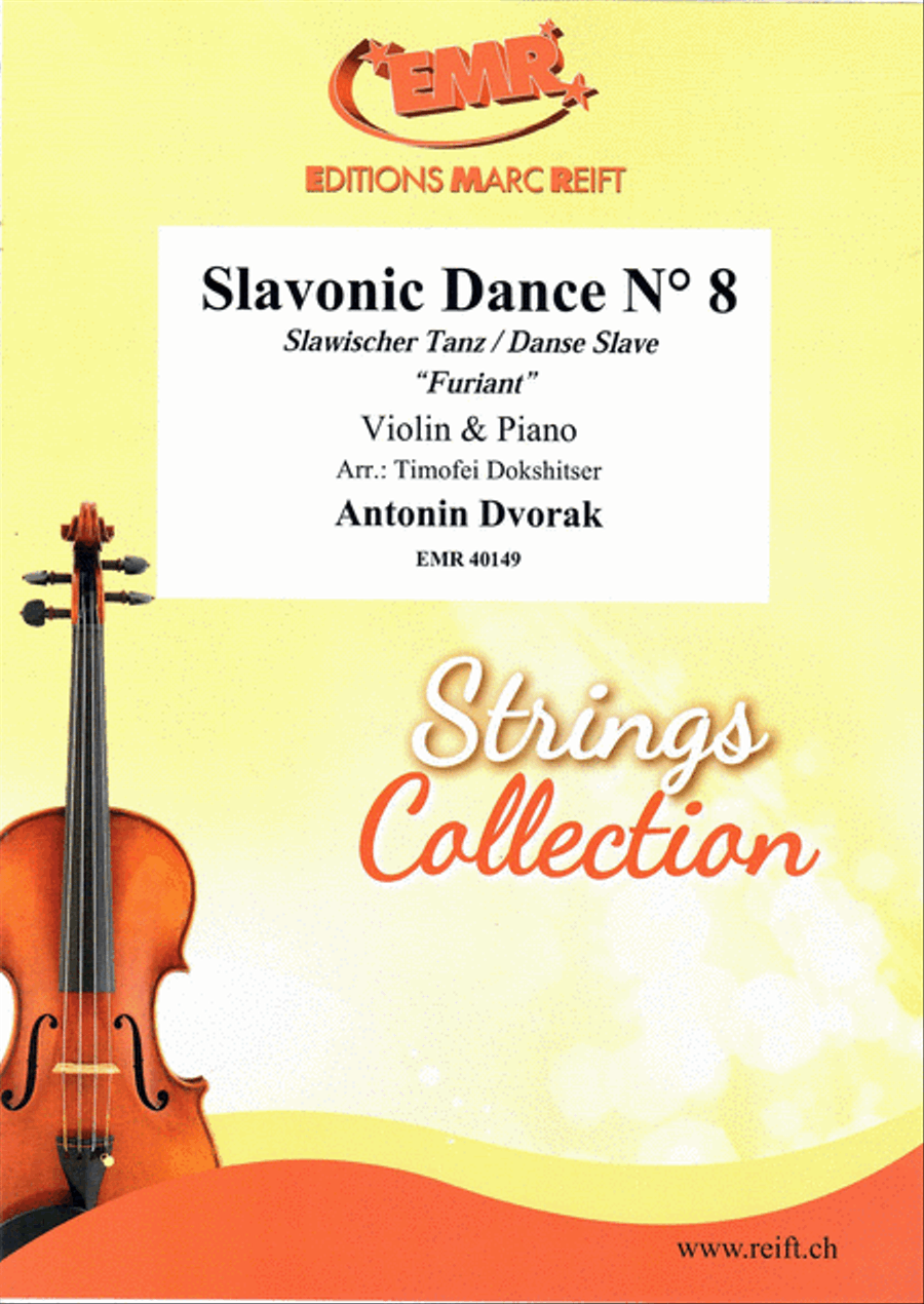 Slavonic Dance No. 8 Slavonic Dance No. 8 Violin Solo scores gallery preview page 1
