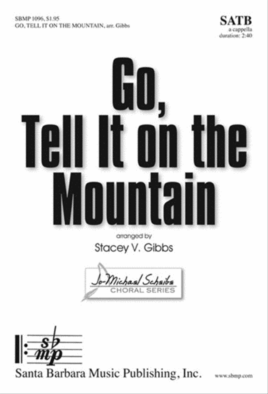 Go, Tell It on the Mountain - SATB Octavo 4-Part scores gallery preview page 1