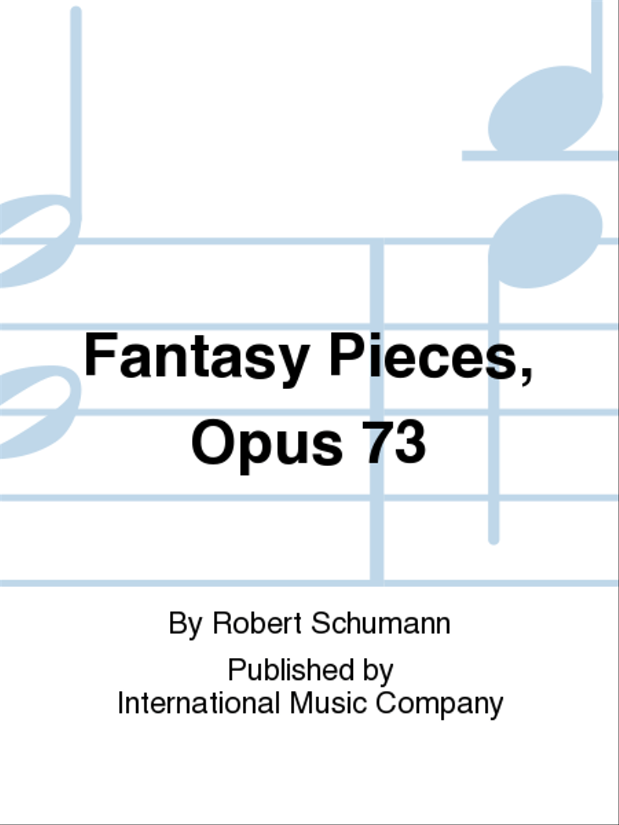 Fantasy Pieces, Opus 73 Piano Accompaniment scores gallery preview page 1