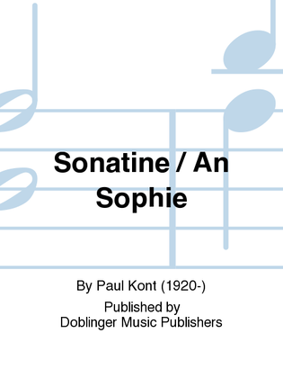 Sonatine / An Sophie