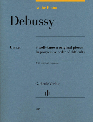Book cover for Debussy: At the Piano