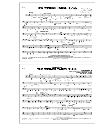 Book cover for The Winner Takes It All (from "Mamma Mia!") - Tuba