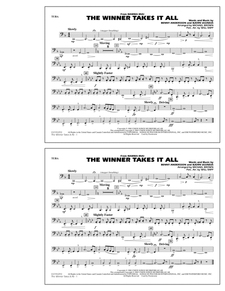 The Winner Takes It All (from "Mamma Mia!") - Tuba