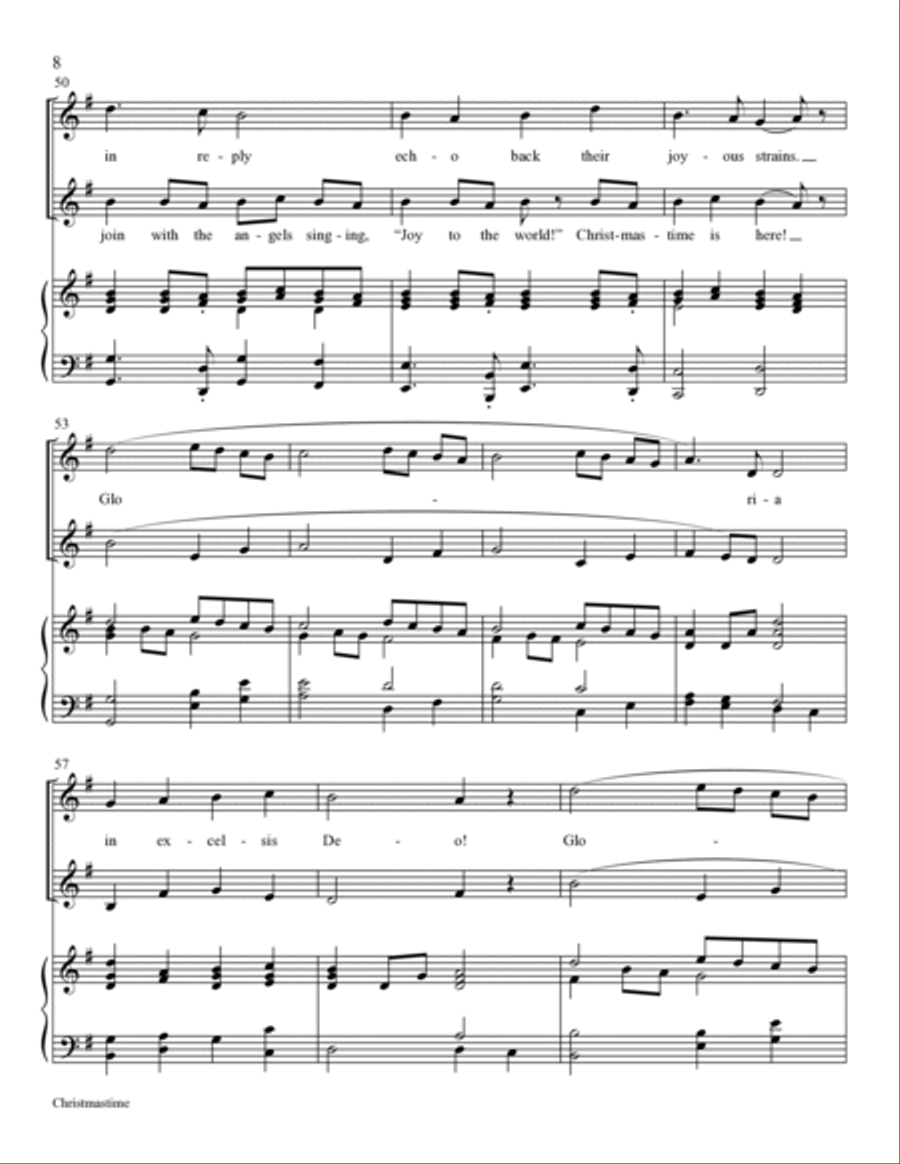 Christmastime Children's Choir scores gallery preview page 8
