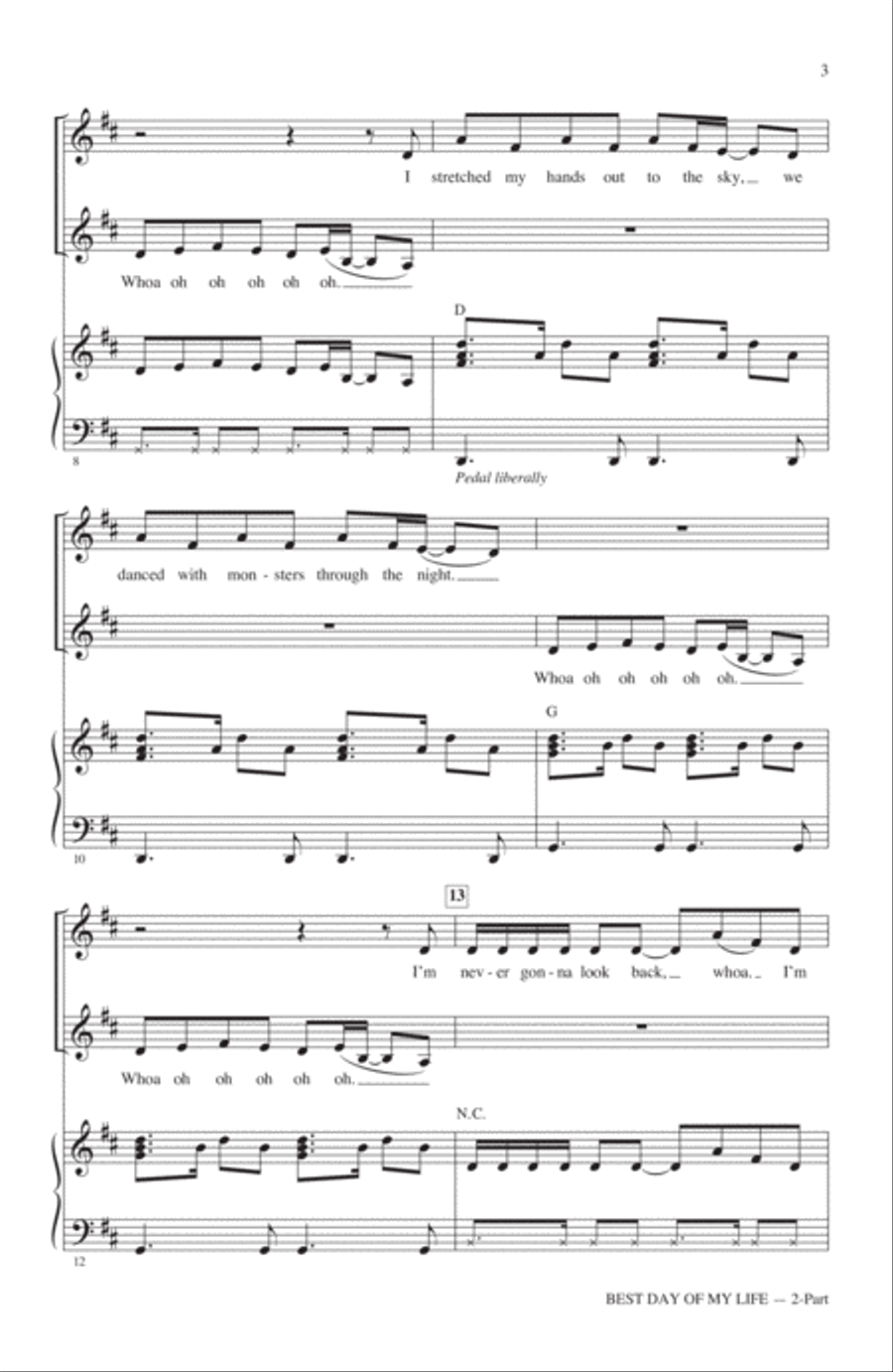 Best Day Of My Life Best Day Of My Life 2-Part scores gallery preview page 2
