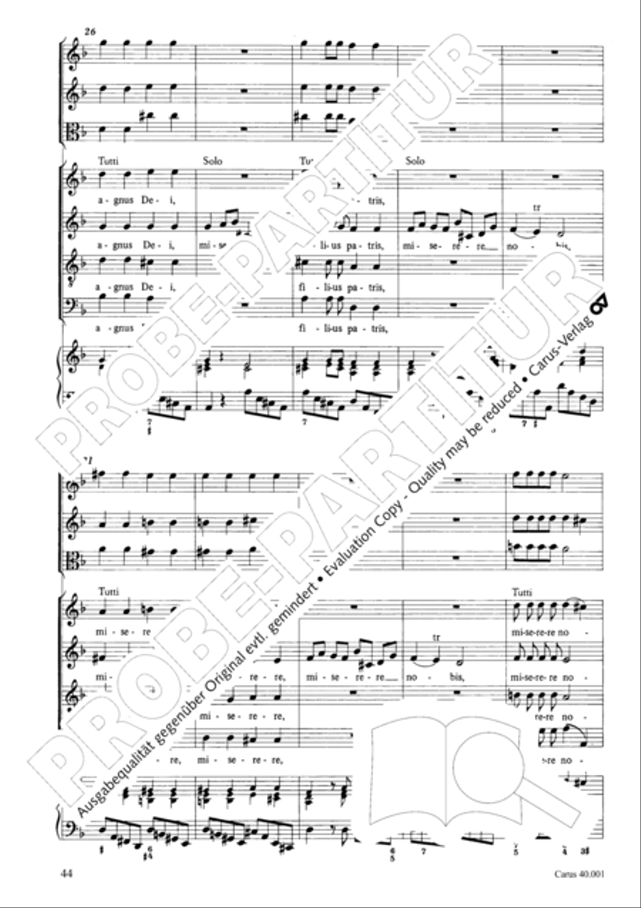 Gloria in D SSA scores gallery preview page 51
