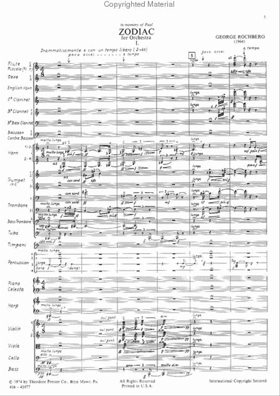 Zodiac Orchestra scores gallery preview page 2