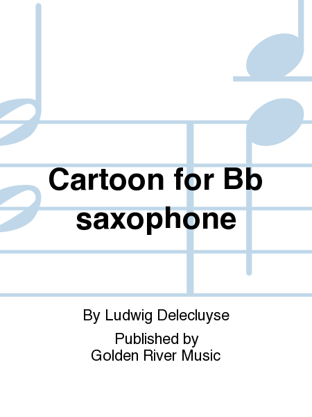Cartoon for Bb saxophone